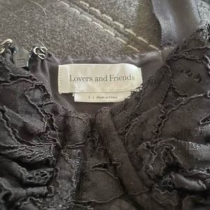 Mary Kate Mini Dress- Black Lace